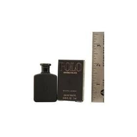 POLO DOUBLE BLACK by Ralph Lauren Gift Set for MEN: EDT SPRAY 4.2 OZ & EDT SPRAY 1.3 OZ & AFTERSHAVE GEL 2.5 OZ & DEODORANT STICK ALCOHOL FREE 2.6 OZ & POLO MODERN RESERVE EDT SPRAY VIAL MINI & TOILETRY BAG