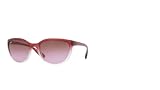 Ray-Ban Emma Sunglasses Rb4167 849 14 Red Gradient On Traspare Brown Gradient