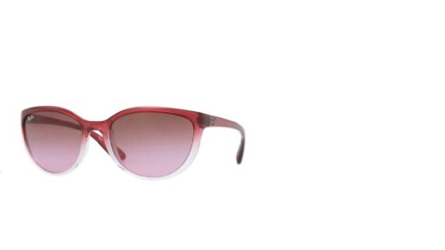 Ray-Ban Emma Sunglasses Rb4167 849 14 Red Gradient On Traspare Brown Gradient product image