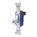 Illuminated Wall Switch, 3-Way, 15A, Wht