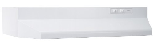 Broan 404201 Under Cabinet Hood, 160 CFM, 42-Inch, White