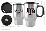 Texas A & M Aggies 16 oz. Stainless Steel Travel Mug (Set of Two)