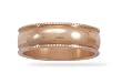 6mm Solid Copper with Milgrain Design Ring
