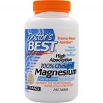 Doctor's Best High Absorption Chelated Magnesium with Bioperine (200 Mg Elemental), 240-Count