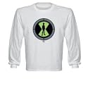Ben 10 Shirts - Omnitrix with Ben 10 Silhouette 6.1 oz Ultra Cotton Youth Long-Sleeve Tee