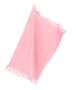 Towels Plus by Anvil Fringed Fingertip Grommet & Hook Towel, Charity Pink, One