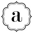 Buy Three Designing Women - Three Designing Woman Three Designing Women Clip Pack - Scallop Monogram Design - Letter A