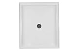 Swanstone SS-4236-010 36-Inch by 42-Inch by 5-1/2-Inch Single Threshold Shower Floor, White Finish