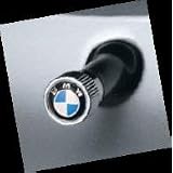 BMW Genuine Factory OEM 36110421544 Valve Stem Caps (Set of 4) Roundel Logo by BMW