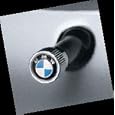 BMW Genuine Factory OEM 36110421544 Valve Stem Caps (Set of 4) Roundel Logo