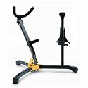 Hercules Stands Alto/Tenor Saxophone Stand with Soprano Peg