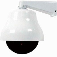 As Seen On TV SDLDDC Large Dome Dummy Camera in Outdoor Housing w ith LED Light