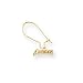Arizona Diamondbacks Team Wire Earrings - 14k Yellow Gold