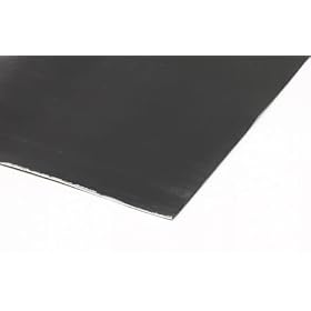 Neoprene 1/32in Rubber Sheet, 12in x 24in, Black, 60D Durometer