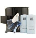 ANGEL by Thierry Mugler SET-EAU DE PARFUM SPRAY .8 OZ & SHOWER GEL .83 OZ & BODY LOTION 1 OZ & JEWERLY BOX