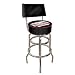 Four Aces Padded Bar Stool with Back - Game Room Products > Pub Stools > Poker Theme