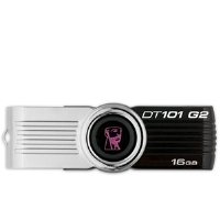 Kingston Digital 16 GB USB 2.0 Hi-speed Datatraveler Flash Drive DT101G2/16GBZ, Black