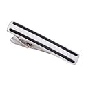 Men's Onyx Tie Bar in Stainless Steel