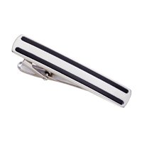 Mens Onyx Tie Bar in Stainless Steel by Fred Meyer Jewelers