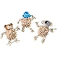 SPOT ''Spotbites'' Shaggy Moppets Plush and Rope Dog Toy