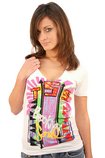 Triple 5 Soul - LFPI-1533T-WHITE-T.5.S DEEP V-NECK S/S T-SHIRT--XS