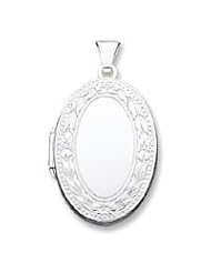 Sterling Silver Oval Locket