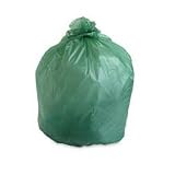 EcoSafe-6400 Compostable Bags, 1.1mil, 30 x 39, Green, 48/Carton