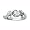 1/3 ct. tw. Diamond Sirena Flower Ring in 14K White Gold (Size 5.0)