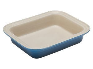 Le Creuset Stoneware 8-1/2-by-10-3/4-Inch Deep Dish Baker, Marseille