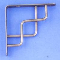 Click here to buy Decorative Shelf Bracket, Satin Nickel by Soundbest.