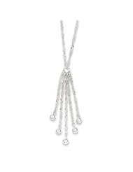 Genuine IceCarats Designer Jewelry Gift Sterling Silver Dangle Bead Necklace In 18.00 Inch
