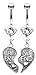 Belly Button Ring Best Friend Broken Heart Navel Ring