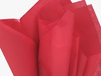 10 Sheets Gift Tissue Paper - Each Sheet 20" X 26" - Wedding/Shower/Party/Gift Wrap - Red