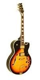 Kona L5 Type Jazz Guitar Maple Top Gold Hardware Tobacco Sunburst