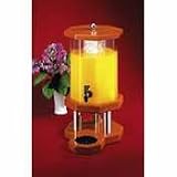 Beverage Dispenser, 3 Gallon Light Wood Base Octagon - 24 1/2H X 11W - Wood