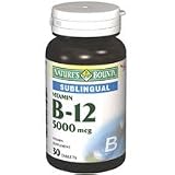 21IYQcDnhWL. SL160  Natures Bounty B 12 5000mcg Tabs 30ct 30 ea