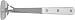 LamsonSharp¿ Mini Masher, white