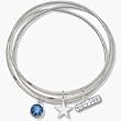 Dallas Cowboys Gold Plated Triple Bangle Bracelet