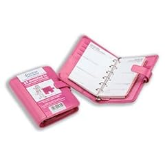 Filofax Pocket Pers�nlicher Organiser Brustkrebsstiftung f�r Blattgr��e 81 x 120 mm pink