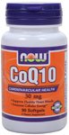 NOW CoQ10 Co-Enzyme Q10 30 mg Softgels