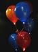 Kitchen & Housewares : 12 Red Flying Flash Led Balloons