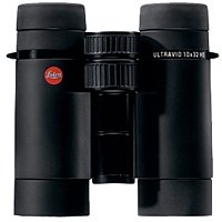Leica 8 x 32 Ultravid HD, Water Proof Roof Prism Binocular with Black Rubber Armor, with 7.7 Degree Angle of View, U.S.A.