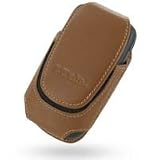 Pdair Universal Leather Pouch Case (Large - Brown) for XDA Neo/i-mate JAMin/Qtek S200/Dopod 818Pro