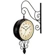 Kassel Double Sided Train Station Style Clock with Quartz Movement Kassel Double Sided Train Station Style Clock with Quartz Movement