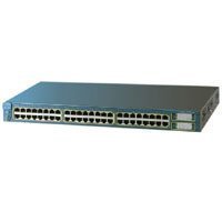 Cisco Catalyst 3550-48 EMI - Switch - 48 ports - EN, Fast EN - 10Base-T, 100Base-TX + 2 x GBIC (empty) - 1U - stackable