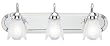 WESTINGHOUSE 3 Light Wall Bracket, Chrome Finish