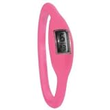 PINK - Neg Ion Wave Silicone Sports Watch with comfortable band. This is a light weight is waterproof (better than just water resistant). This new ion wristwatch with digital LCD screen creates negative ions with Imazine, which promotes increased blood circulation, better sleep and helps relax tense muscles. Imazine helps balance the body's electric balance by far infrared ray and minus ion emitted from tourmaline and minus ion power. This silicone ion bracelet watch makes a great gift idea. One size fits most! Negative ion generator Silicone Ion Watch is a Best Seller! Adult Watches / Men's Watches / Women's Watches / Ladies Watches / Kids Watches / Children's Watches / Boys Watches & Girls Watches Ages 9 & up! DC WATCH COLORS