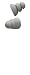Etymotic Research ER6i-18 Replacement Triple Flanged Eartips for Etymotic Earphones (Gray, 5 Pairs)