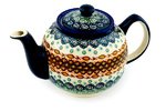 Polish Pottery Tea coffee Pot - Unikat Signature Pattern - H5072C