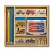MELISSA & DOUG VEHICLES STAMP SET